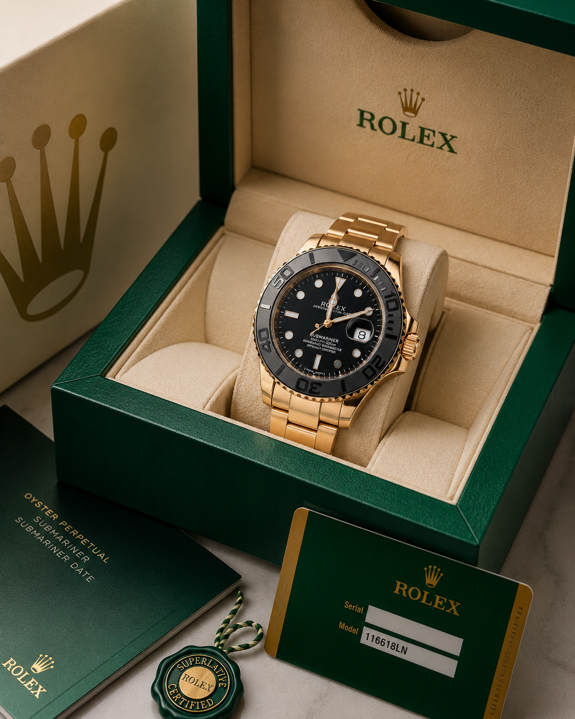 Luxury Automatic Men's Watch – Self-Winding Premium Gold Edition
