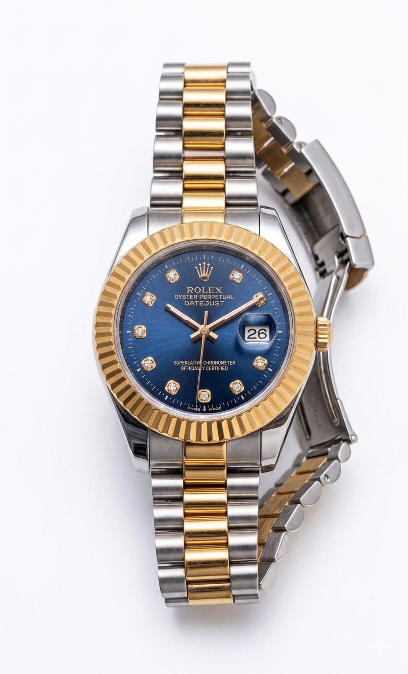 Luxury Cut Dial Waterproof Stainless Steel Watch
