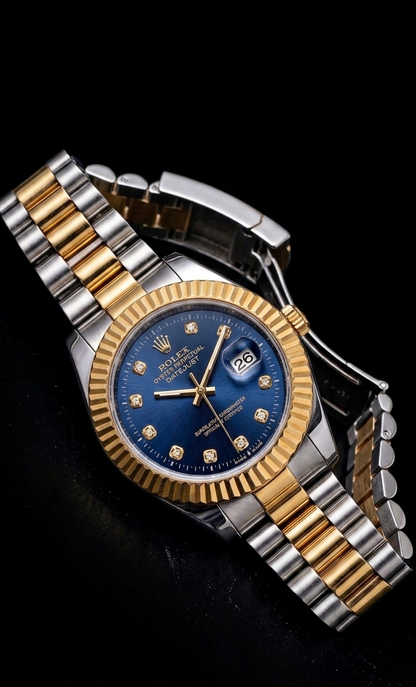 Luxury Cut Dial Waterproof Stainless Steel Watch