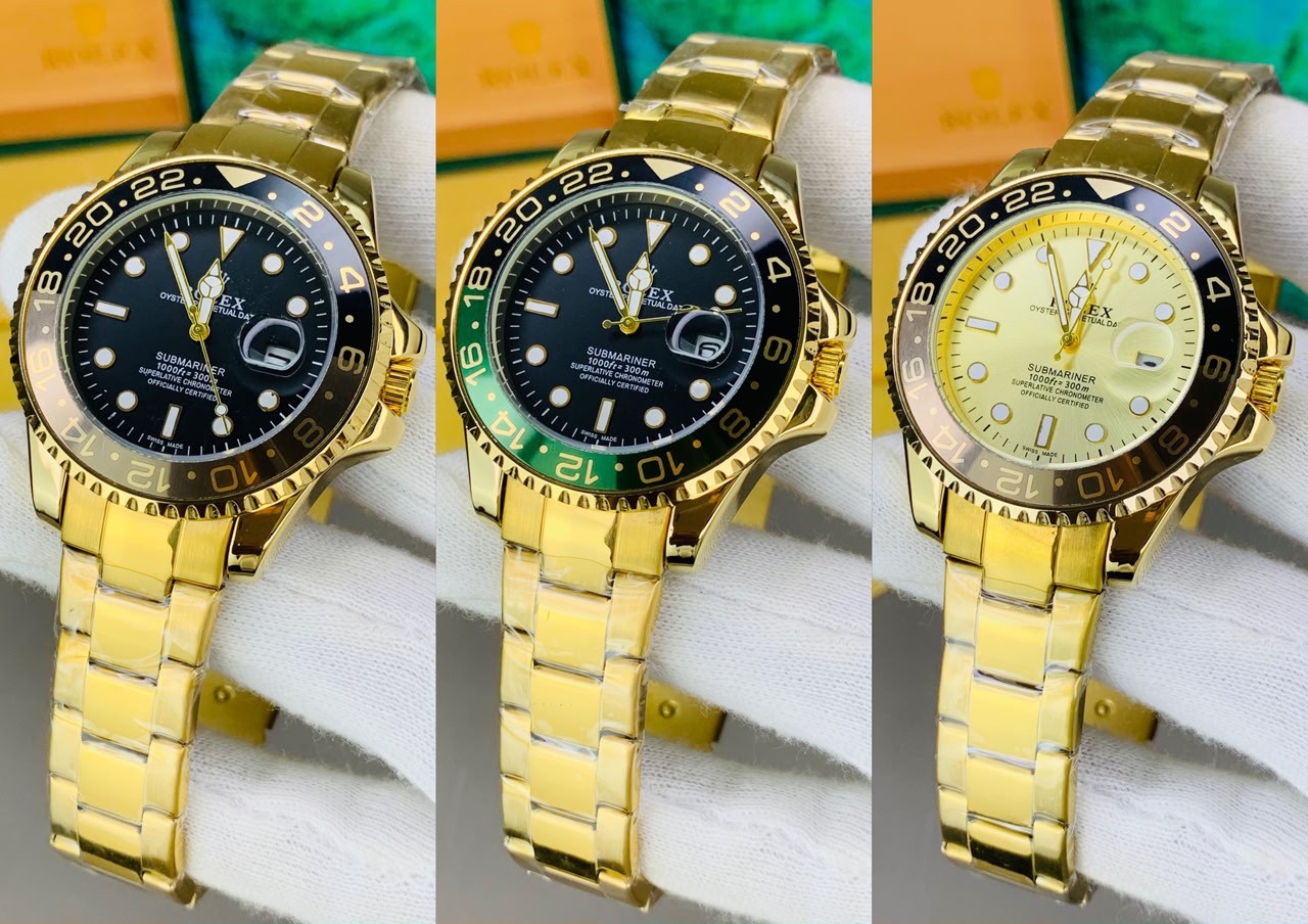 Luxury Automatic Men's Watch – Self-Winding Premium Gold Edition