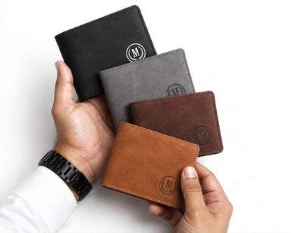 Luxury Vintage Bifold Men's Wallet – Premium Suede Leather Card Holder | Luxurious Hub