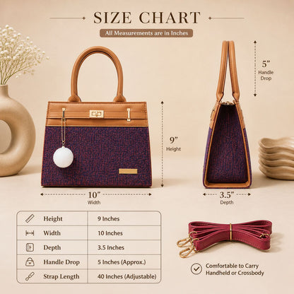 Elegant Women’s Luxury Handbag – Easy To Carry Premium Tote Bag